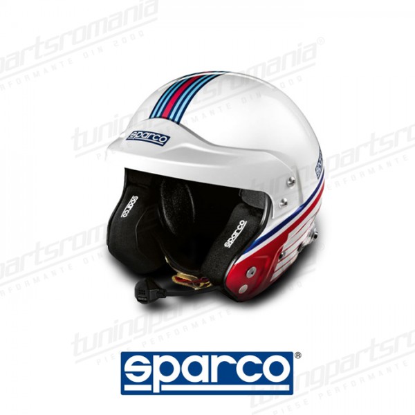 Casca Deschisa FIA - Sparco RJ Martini Stripes