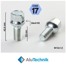 Set 5 Prezoane M12x1.5mm (23mm)