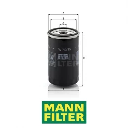 Filtru Ulei Mann-Filter BMW Seria3 (E30) W719/15