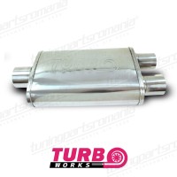 Toba Intermediara Sport Turboworks (Type Y) - 1x76mm, 2x63mm