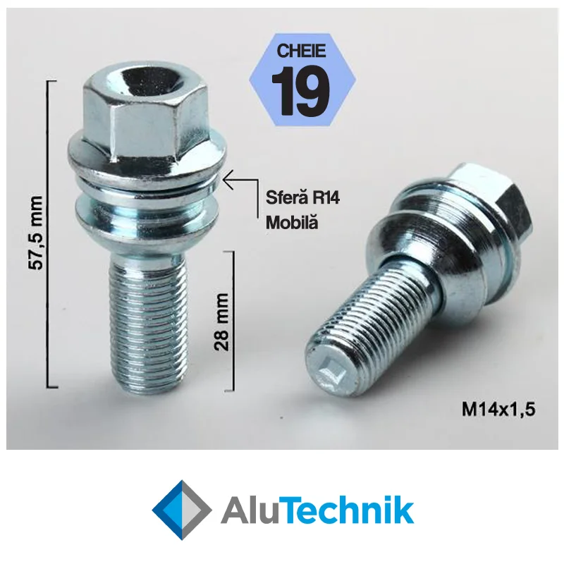 Set 5 Prezoane M14x1.5mm (28mm)