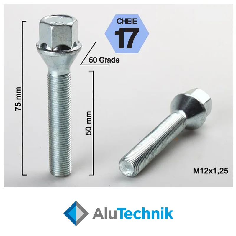 Set 5 Prezoane M12x1.25mm (50mm)