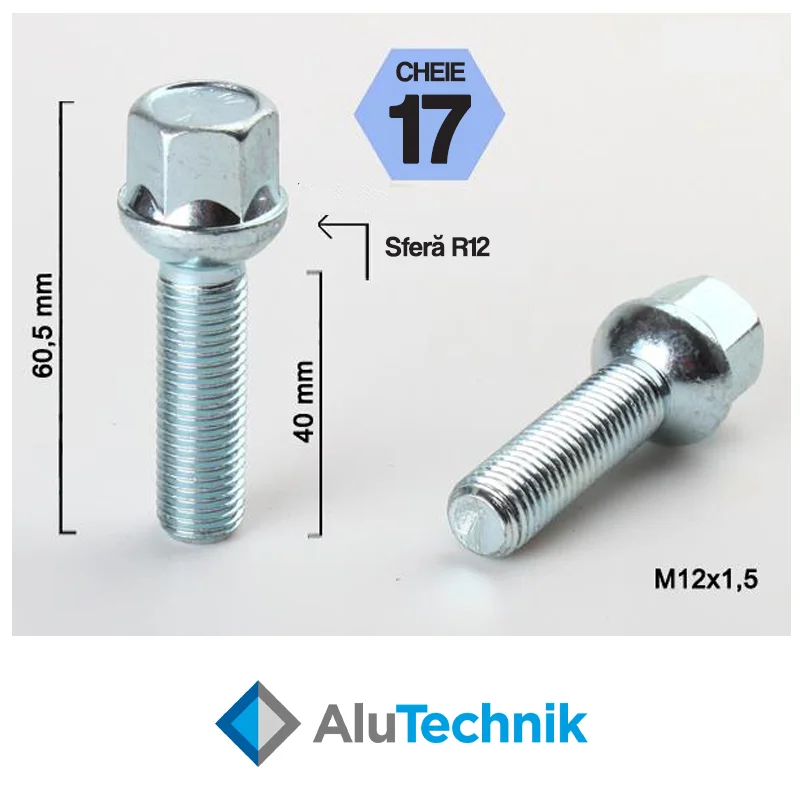 Set 5 Prezoane M12x1.5mm (40mm)