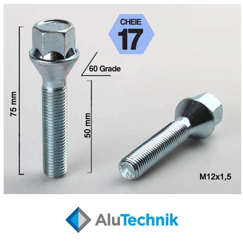 Set 5 Prezoane M12x1.5mm (50mm)