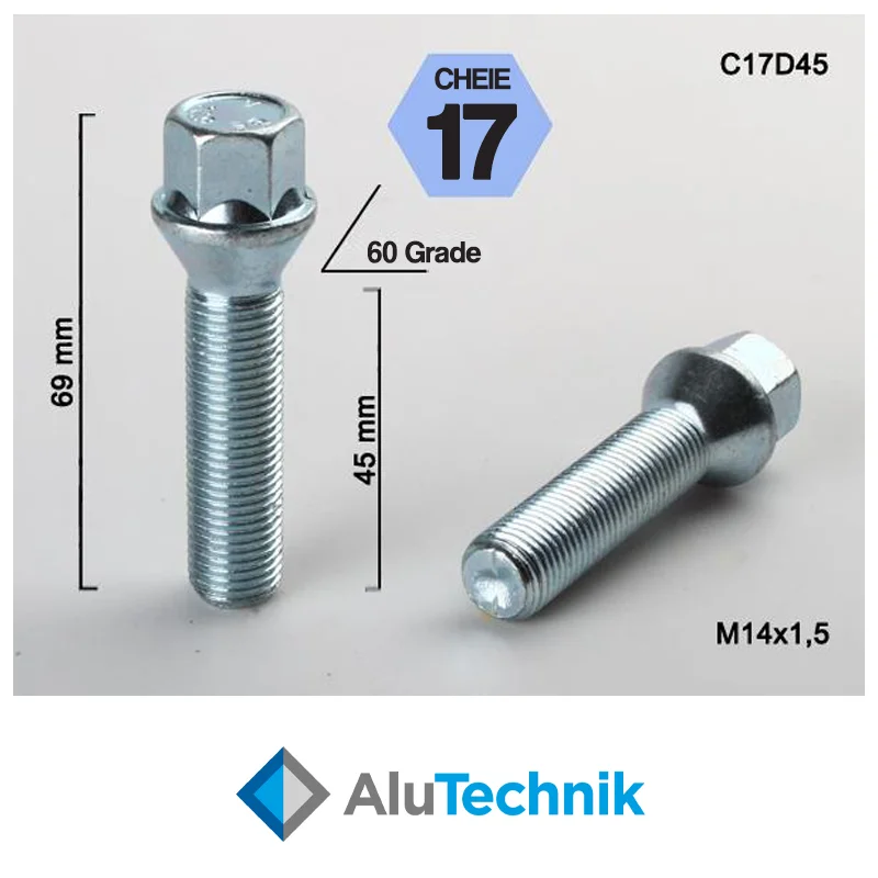Set 5 Prezoane M14x1.5mm (45mm)