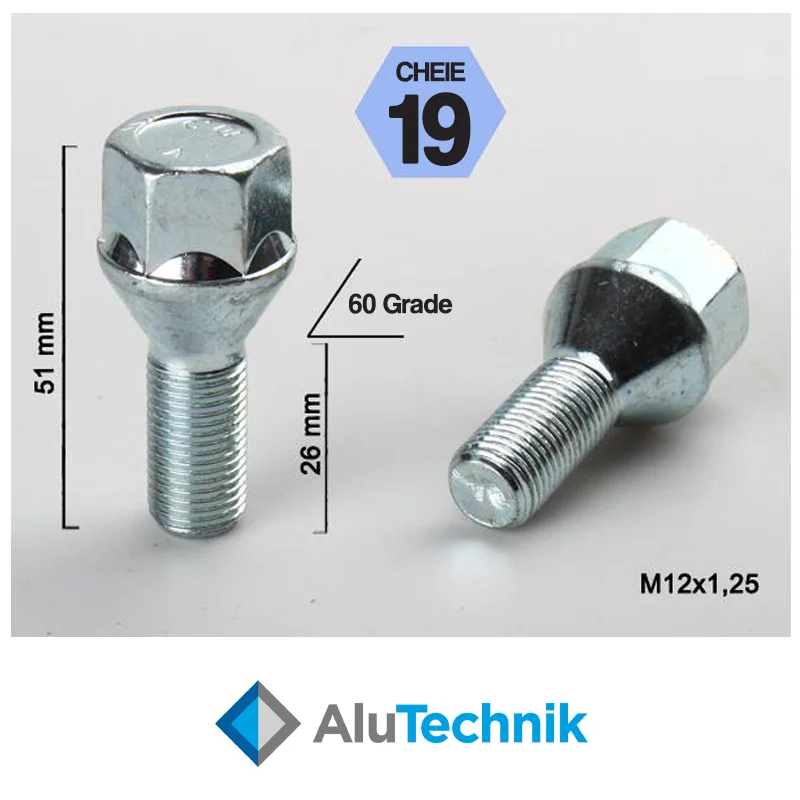 Set 5 Prezoane M12x1.25mm (26mm)